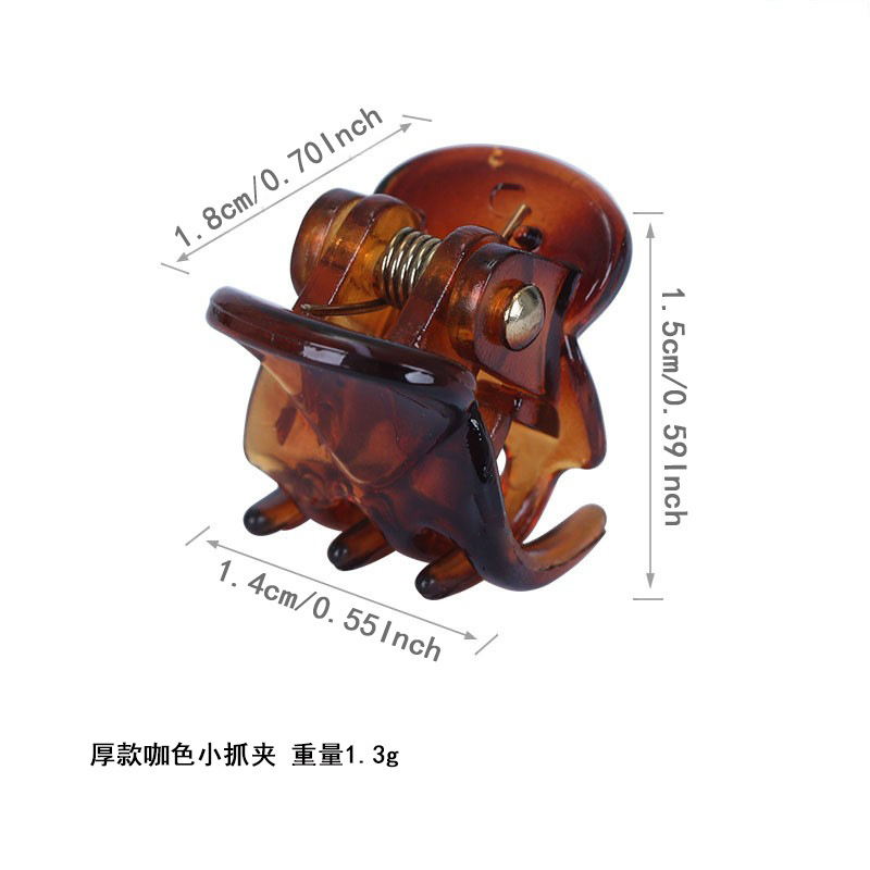 ミニの小さいつかみの四角形の髪は底をつかんでDIYの髪を挟みます。|undefined