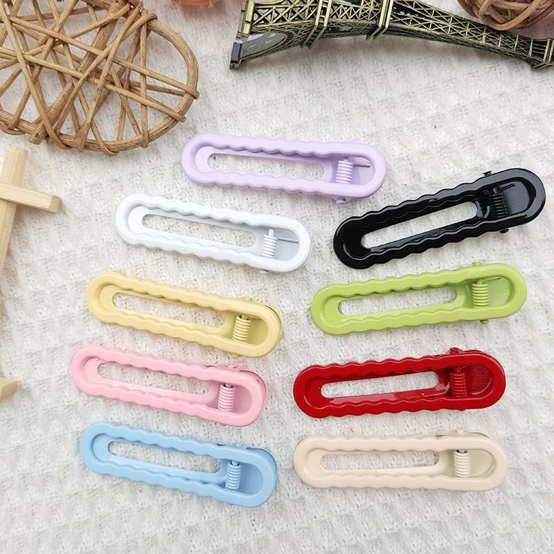 6cm Glossy Seamless Hairpin Cut Out U-Shaped Wave Hairpin Oval Wave Hairpin U-Shaped Lace Hairpin DIY Hairpin