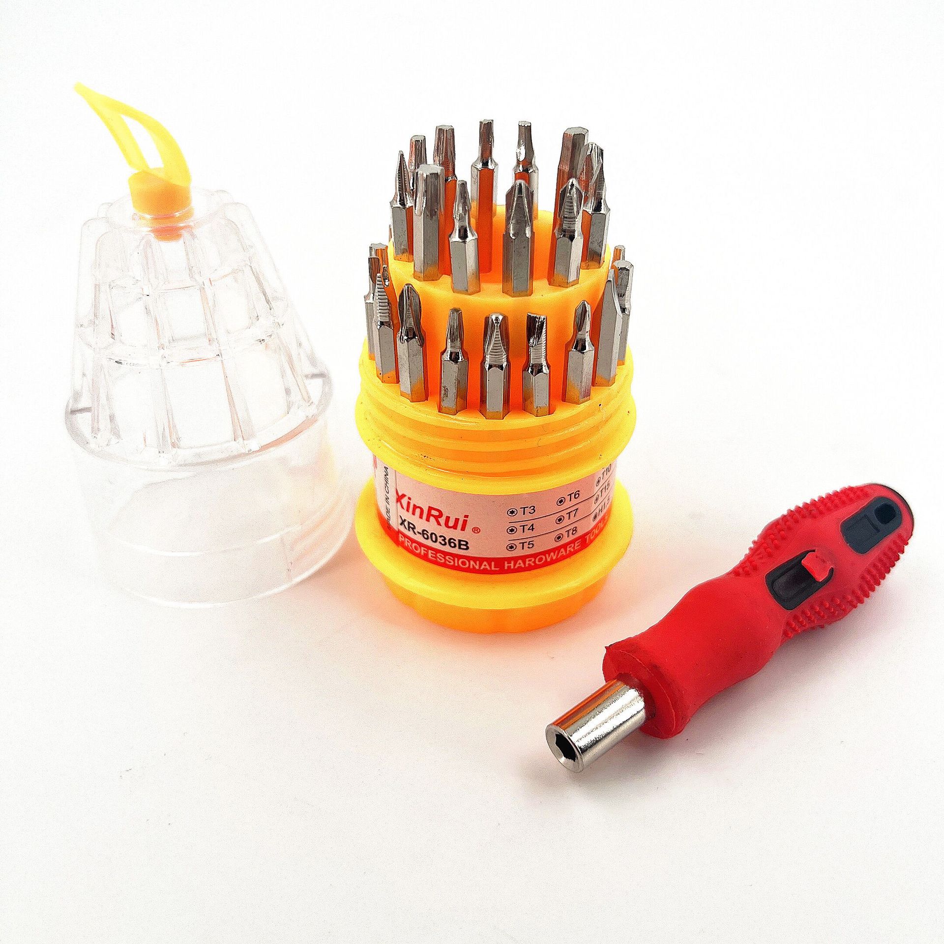 修手机 修电脑工具 钟表五金 31合1套装 6036多功能组合螺丝刀