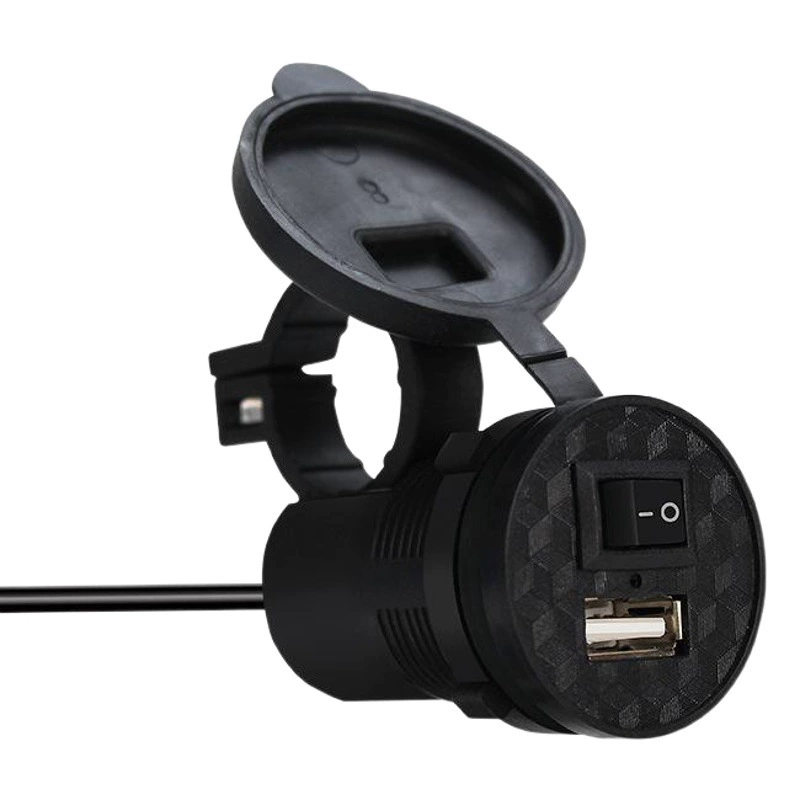12V24V мотоцикл электрический автомобиль зарядное устройство для мобильного телефона аккумулятор автомобильное зеркало заднего вида водонепроницаемый автомобиль с автомобильным зарядным устройством USB