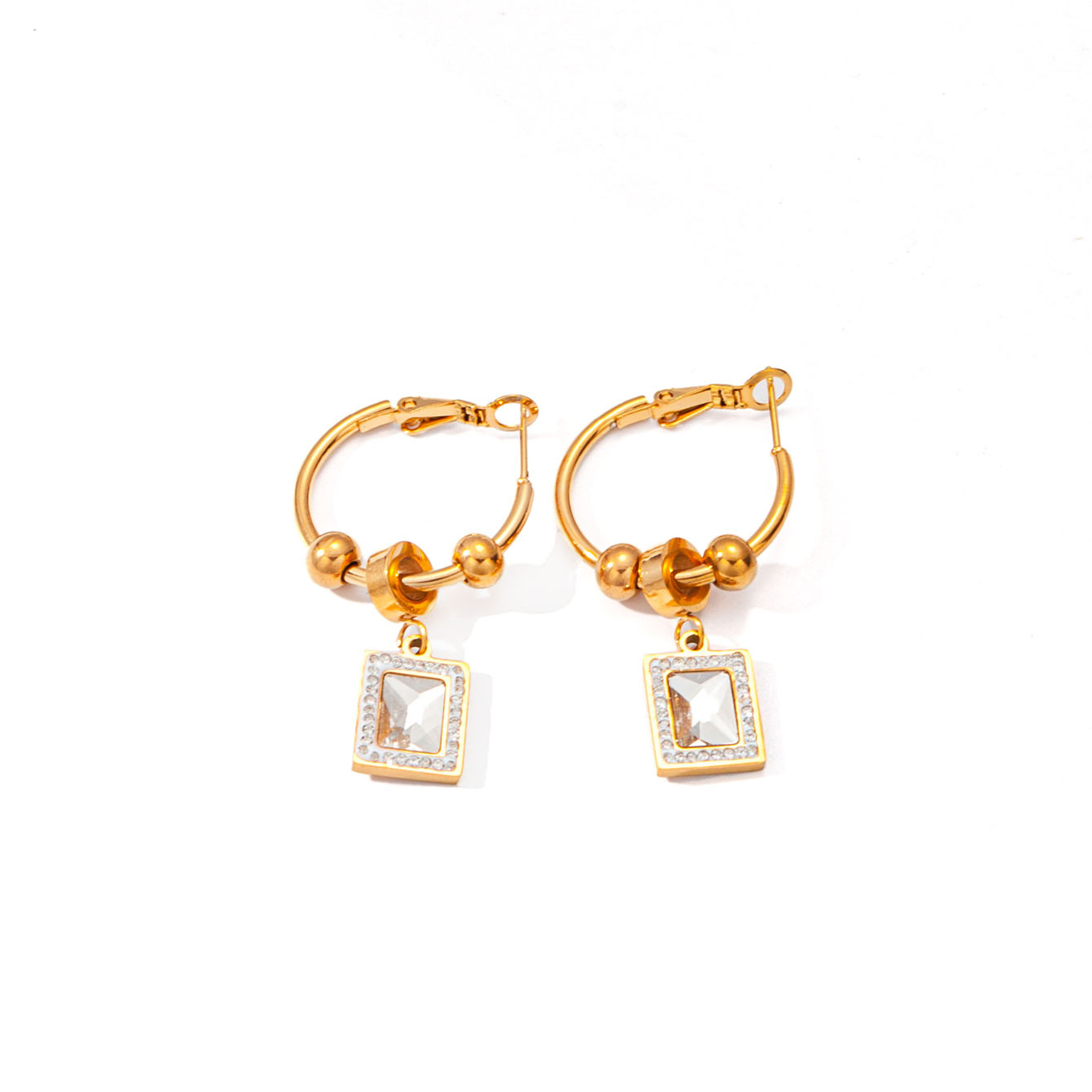 13g Weight 0.03µm Gold Plating Thickness Electroplated Gold Plating Process 201 Stainless Steel Ear Needle Material Golden Plated Plating Material Artificial Pearls Inlay Material Earrings Classification 1 Pair Quantity Casual Occasion 201 Stainless Steel Material Heart Shape Pattern Women's Gender Elegant, Lady Style Plating Craft 1 Pair Elegant Lady Heart Shape Plating Titanium Steel Earrings 15