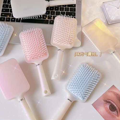 Hair comb lady temperament long hair curly cushion comb air bag massage large board comb home use portable student girl hair comb