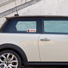 Please do not slam the door door car's rear safety warning car sticker