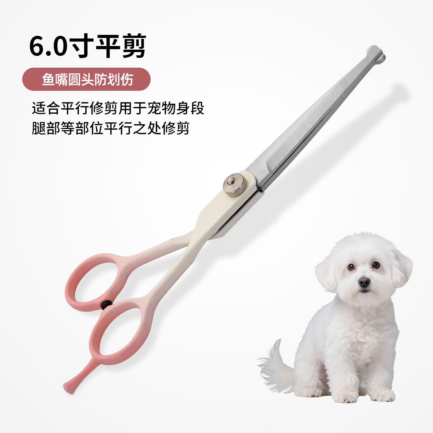 Kit de tijeras profesionales para peluquería canina, incluye tijeras curvas