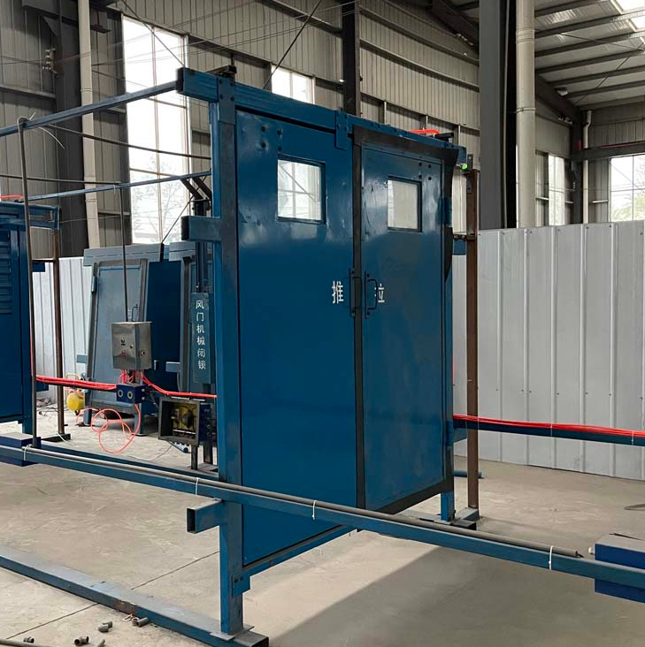 Doble puerta de aire sin presión anti-explosión de minería anti-explosión de gas protrusión bidireccional aislamiento de viento accesorio de puerta de aire anti-explosión de minería