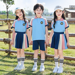 幼兒園園服夏款小學生校服兒童班服套裝舒適寬鬆運動表演服