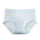 60 Pure Cotton Women's Underwear 10A Antibacterial Layered Class A Baby Cotton Mid-High Waist Simple Women's Briefs