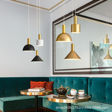 床頭吊燈北歐卧室現代簡約單頭極簡長線創意個性餐廳燈吧台小吊燈