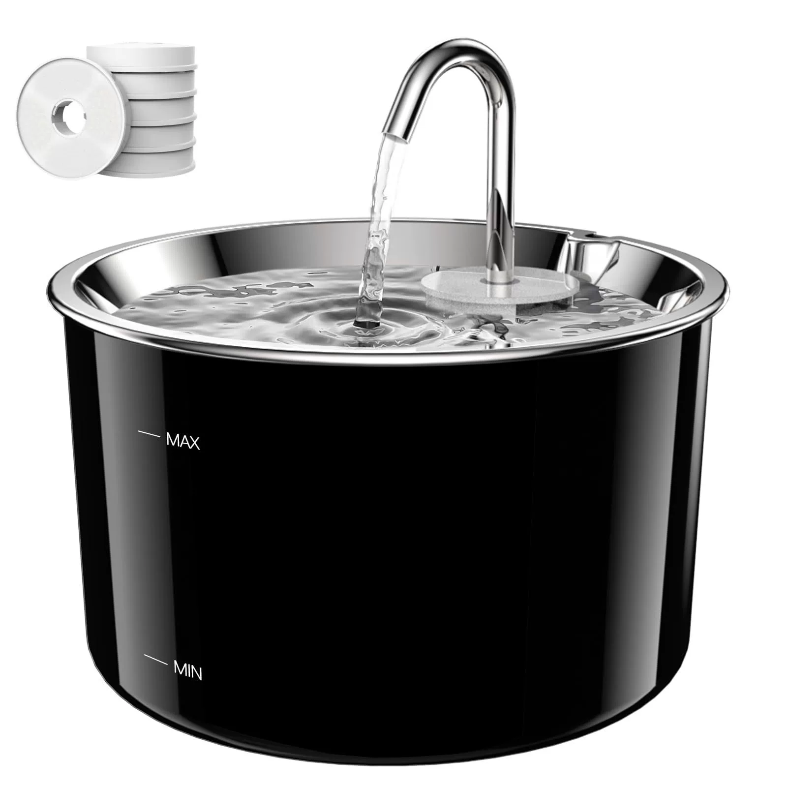 304 из нержавеющей стали домашнее животное автоматический кошачий питьевая машина для питья проточной воды циркулирует живая вода Поставки для домашних животных фонтан