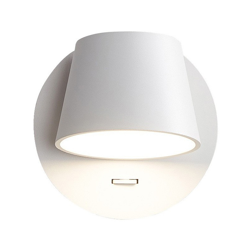 Cabecera de la cama lectura LED lámpara de pared correa sala de estar dormitorio interruptor ajustable independiente fondo nórdico luz de pared de fondo