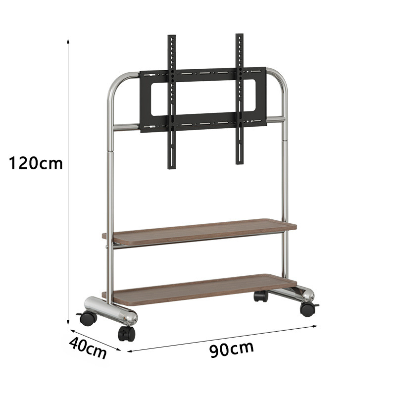 H doble capa de acero inoxidable / nuez / rueda negra
