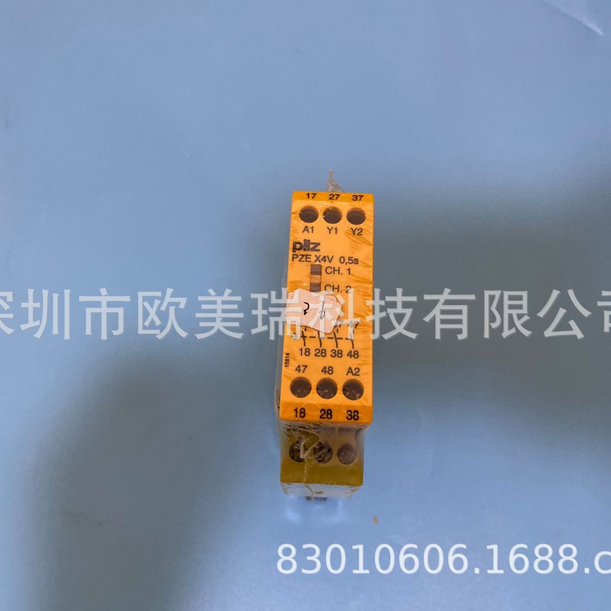 德国PILZ皮尔兹继电器PZE X4V 0.5s 774580当天发货全新原装