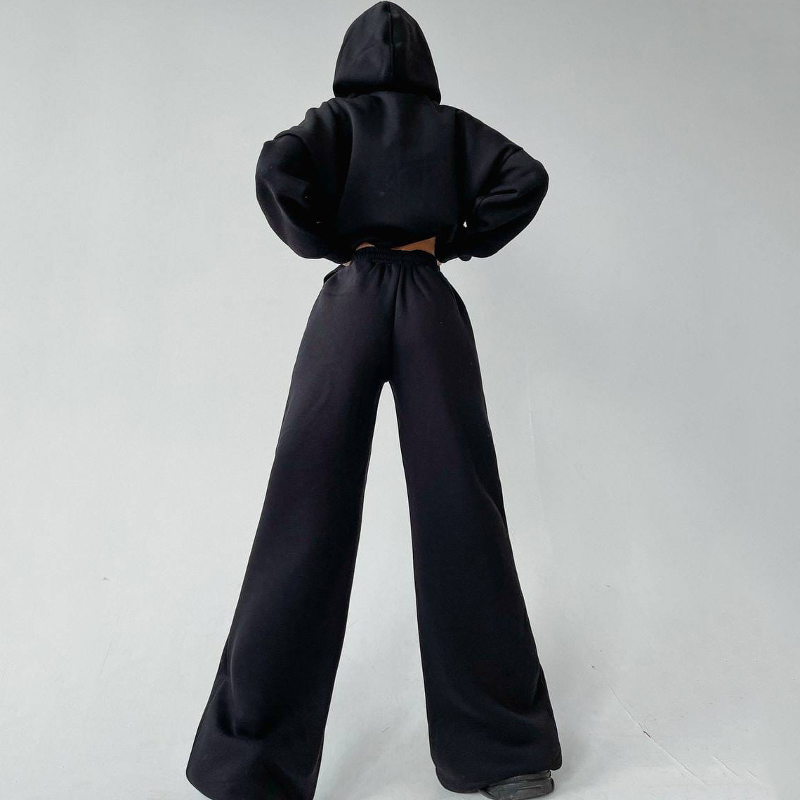2024 Bestseller European And American Foreign Trade Women's Clothing Autumn/Winter New Hooded Pocket_ecoleips.com