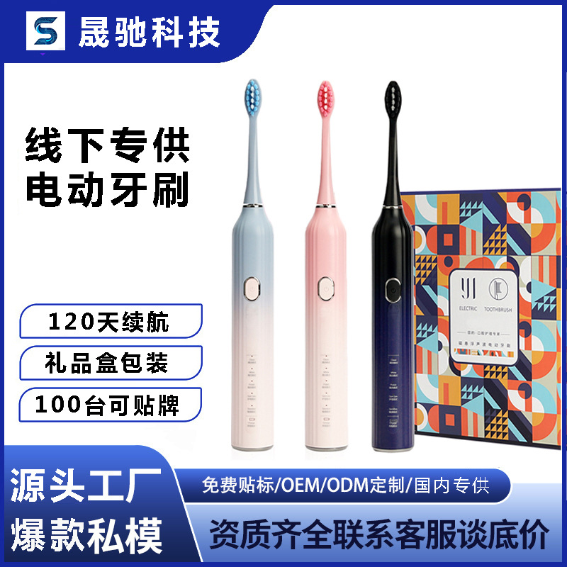 Endurance 130 Days Soft Hair Waterproof Sonic Electric Toothbrush Magnetic Levitation Charging Accompanying Gift Adult Electric Toothbrush