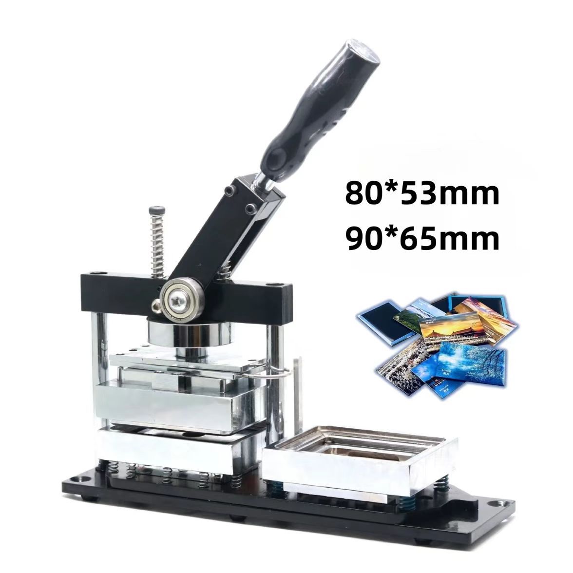 Refrigerador rectangular máquina de placa de placa de placa de pecho rotativa de estaño totalmente metálico máquina de placa de placa incluida Square
