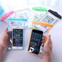 Light-up Phone Waterproof Bag with Touch Screen Dive Case Waterproof Phone Case Glowing Phone Waterproof Bag for Swimming Outdoors