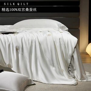 [高端特级双宫茧桑蚕丝被 长丝秋冬加厚被子轻奢纯手工蚕丝被芯]