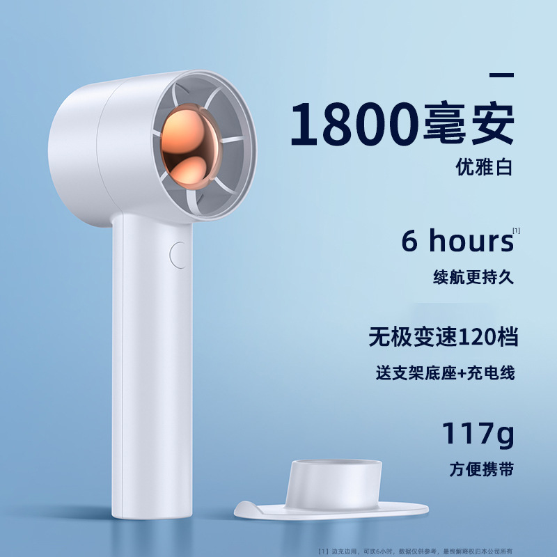 クロスボーダー新製品120速屋外小型ファンUSB充電ミニデジタル表示氷敷冷凍高速手持ち小型ファン|undefined