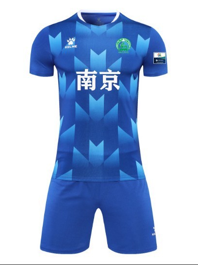 【2025江蘇都市サッカーリーグ】蘇州サッカーナンキンカラーメイフットボールユニフォームトップ半袖3Dジャージ|undefined