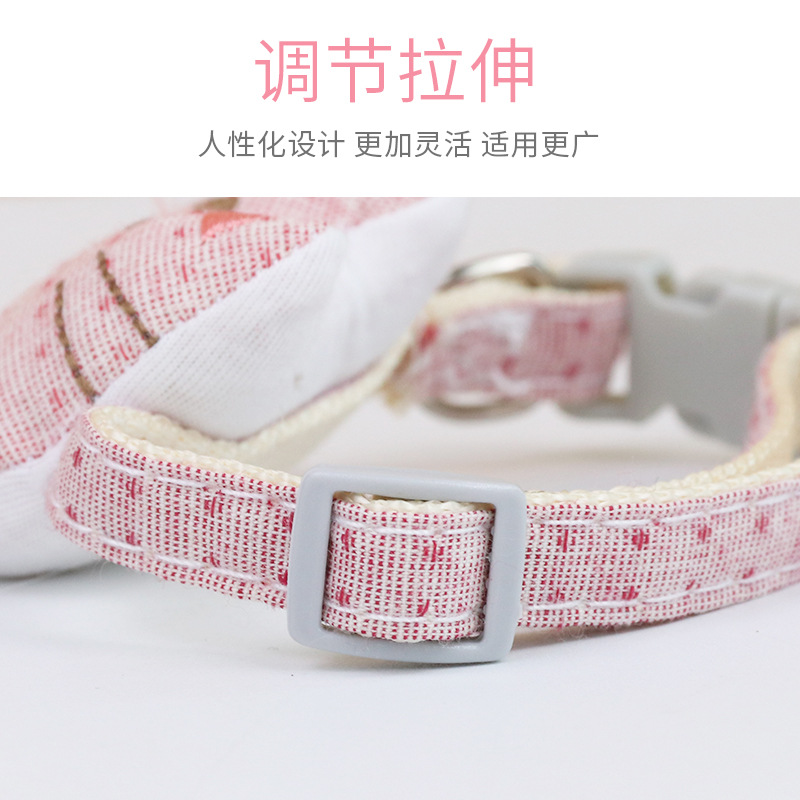 Fábrica de stock nuevo simple gato gato gato collar corbata de mascota aleatoria multicolor corbata al por mayor