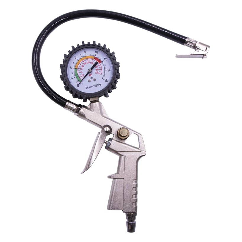 Calibrador de presión de neumáticos medidor de presión de aire alta precisión con neumático de coche inflable monitor de presión digital medidor de presión de neumáticos pistola de bomba de aire