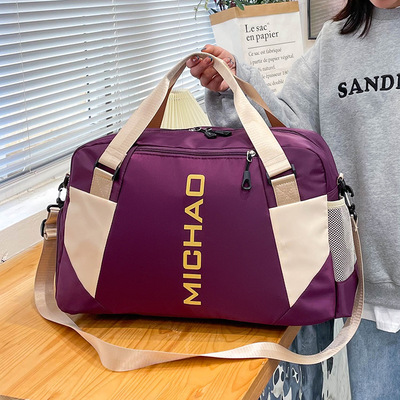 外出旅行包女小型轻便手提包大容量学生防水登机行李袋出差旅游包|ms