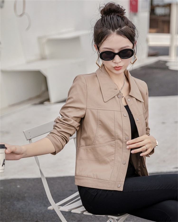 E9697 2390K ÁO DA NỮ XIAENHA DÁNG ÔM BODY GỢI CẢM SEXY MÙA XUÂN THU ĐÔNG THỜI TRANG NỮ G05 SẢN PHẨM MỚI