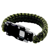 伞绳手链多功能救生伞绳手环登山手链户外荒野求生伞绳手镯求生刀