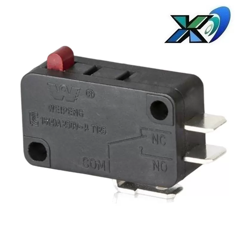 三脚大电流微动开关批发 供应16A微动开关 电器复位开关大电流