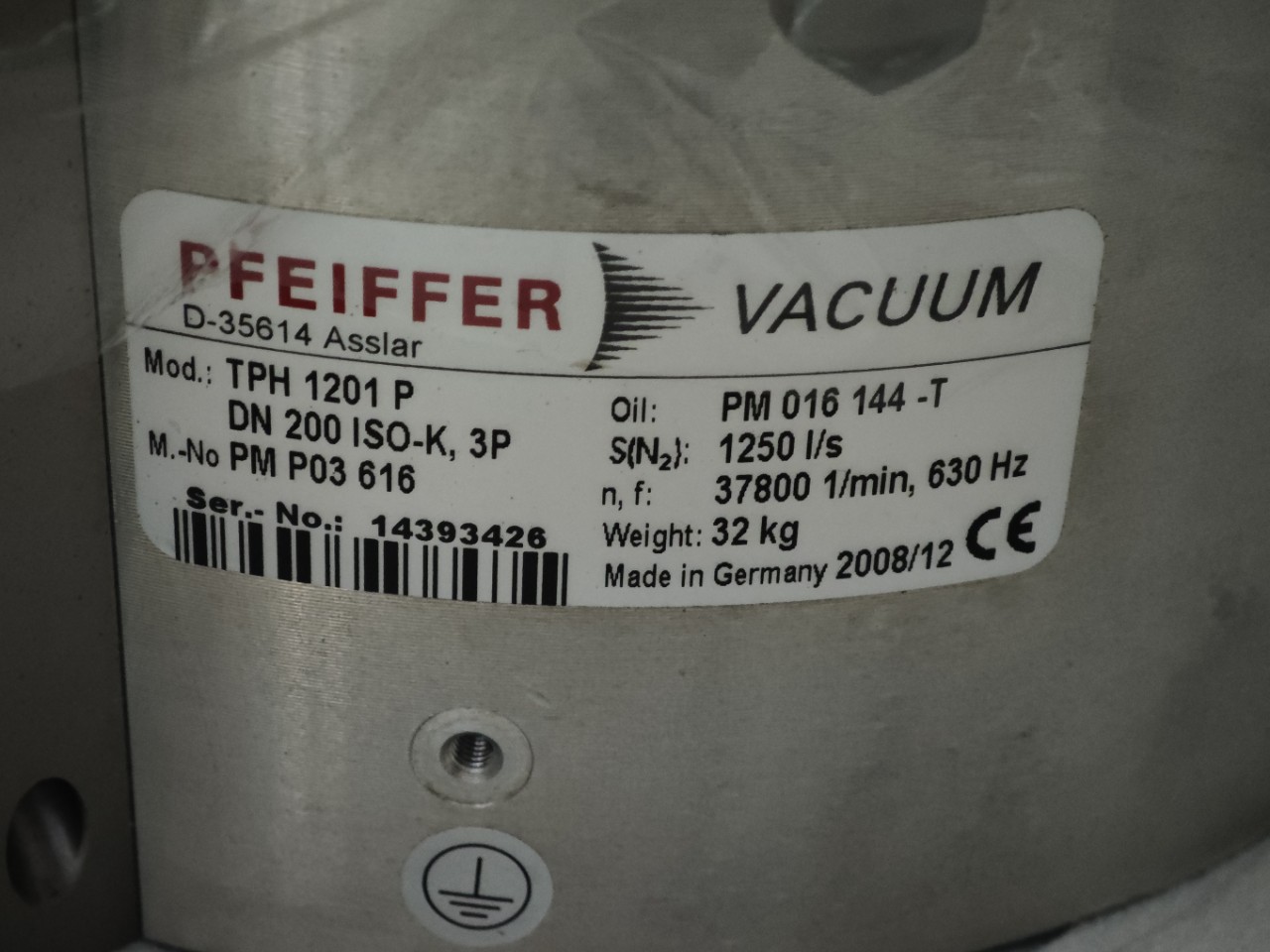 Pfeiffer TPH1201P普发涡轮分子泵维修 价格合理，售后有保障