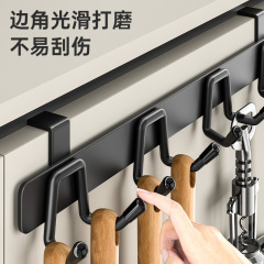 キャビネットドアフックキッチン穴なしドアバックフックステンレスドアバックフック調理器具収納スプーンシャベルハンガー