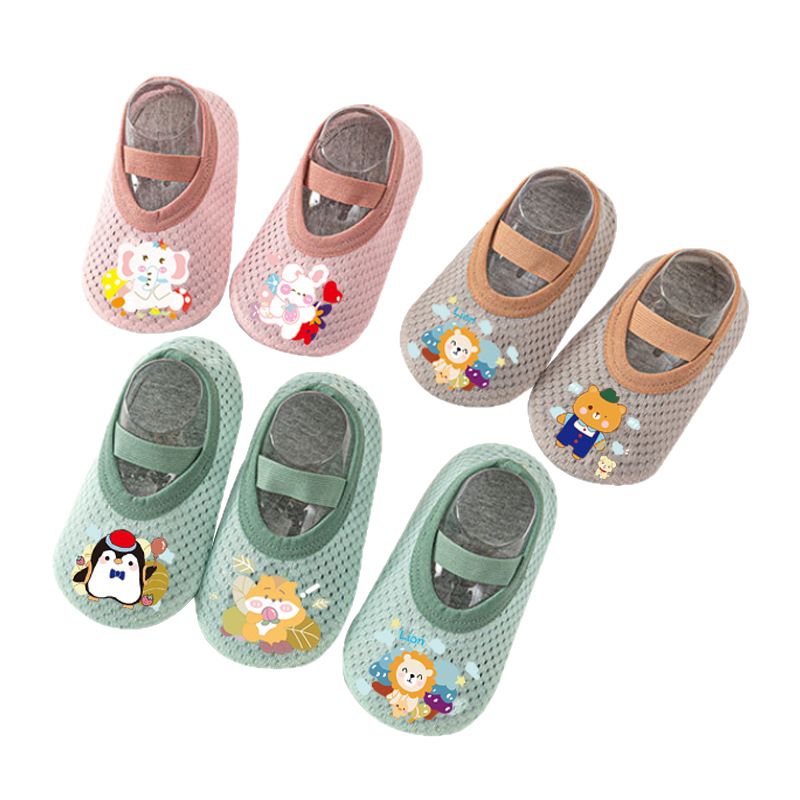 Factory Floor Socks Kids Baby Socks Summer Thin Baby Toddler Shoes Indoor Shoes Non-slip Men's Cool Mesh 5
