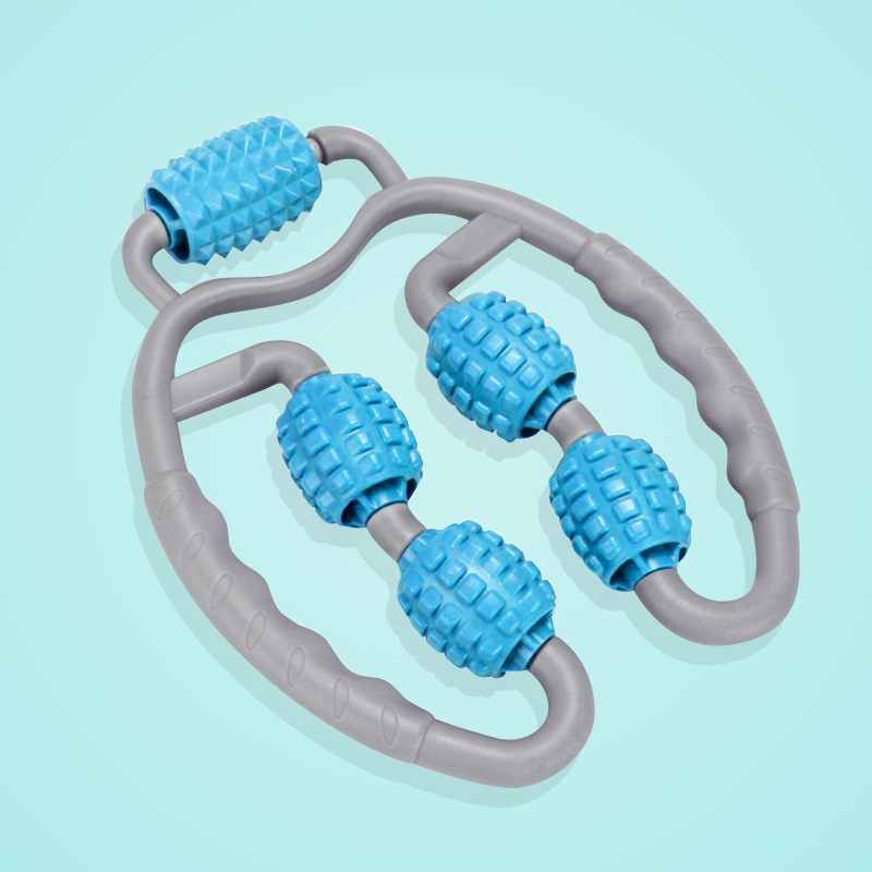 Pierna Meridian masajeador draga delgada pantorrilla rodillo clip de anillo relajar músculo adelgazamiento pierna artefacto relajarse tipo muscular