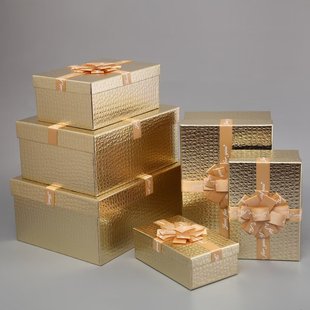 High-grade special paper rectangular six-piece gift box birthday gift box advanced sense gift box companion gift box wholesale