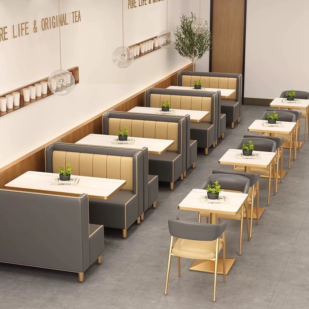 Dessert Shop, Milk Tea Shop, Booth Seating, Sofa, Coffee Shop, Fast Food Restaurant, Sofa, Mcdonald'S, Burger Snack Bar, Sofa, Tables and Chairs