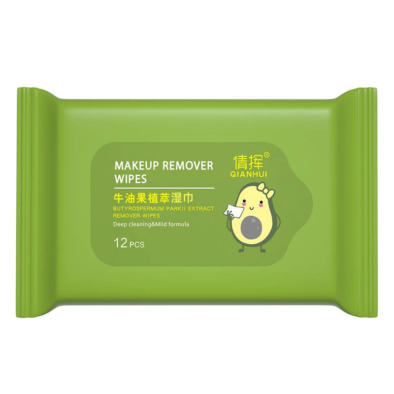 Fruit Oil Cleansing Wipes, Plant-Extract Makeup Remover — Eyes & Lips Safe, Deep Cleansing