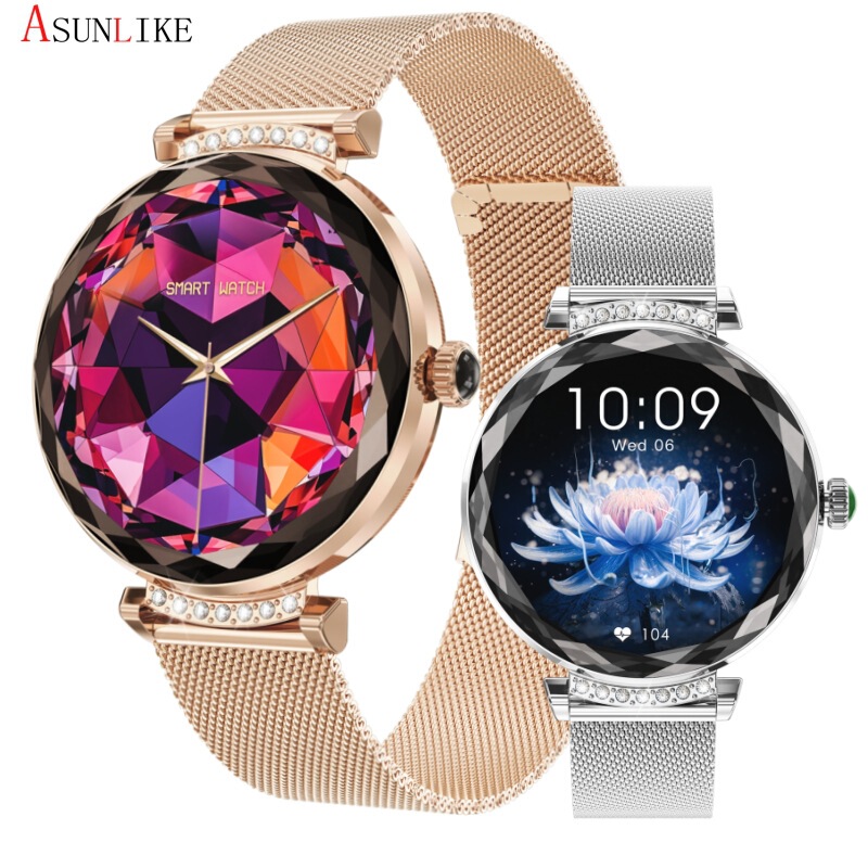 New Nx7Pro Smart Watch with Cut Surface Amoled Screen, Waterproof, Women's Menstrual Cycle Reminder, Heart Rate Monitoring