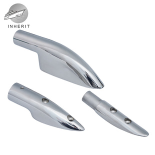 316 stainless steel marine railing bracket 22/25mm sheep hoof support yacht handle pipe inner and outer links