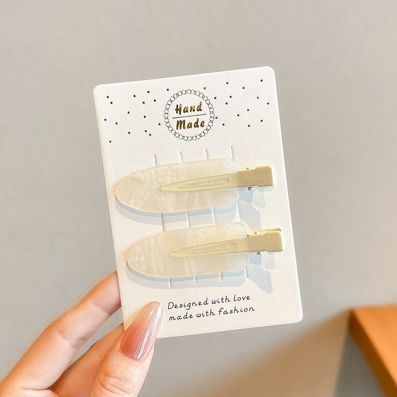 2025 verano pasador de cabello de dopamina colorido lindo frente dulce brocas de cabello rotas no lastimas brocas de cabello adornamientos para el cabello