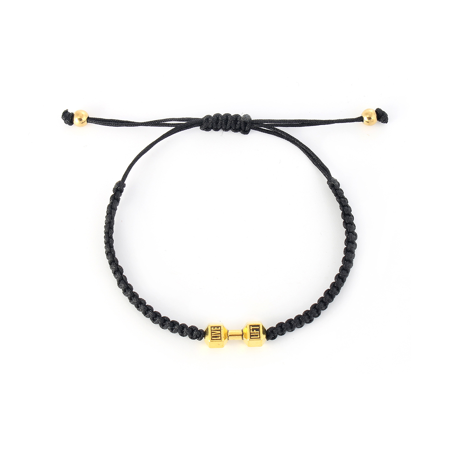 Simple Style Letter Alloy Mixed materials Handmade Menu0027S Bracelets 1 Piece