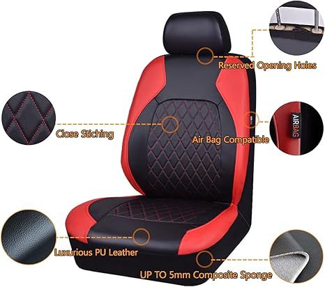 Cross-Border Foreign Trade Hot-Selling Car Seat Covers, Diamond Quilted Embroidery, Full Leather Pu Leather, Universal Seat Cushion Covers for All Seasons in Europe and America