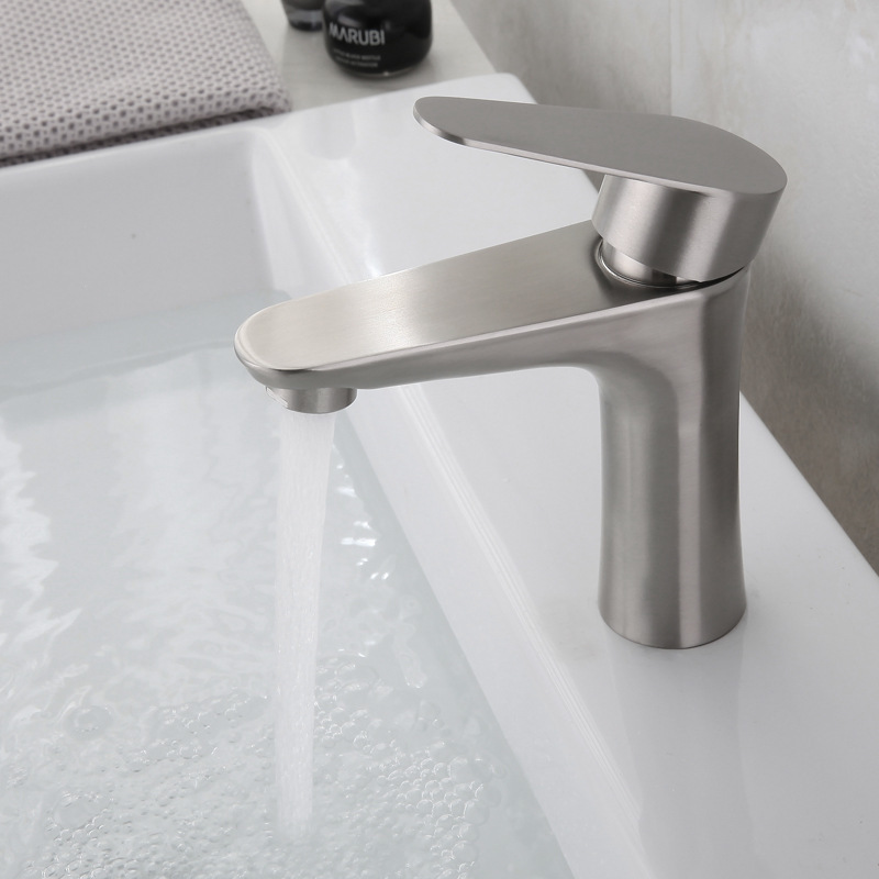 銃灰蛇口洗面器冷水304ステンレス洗面器トイレ洗面器単孔卸売り|undefined