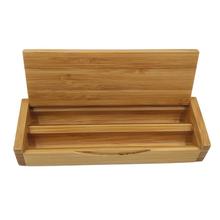 竹子双支翻盖笔盒礼品笔包装盒竹质工艺品现货批发量大价优