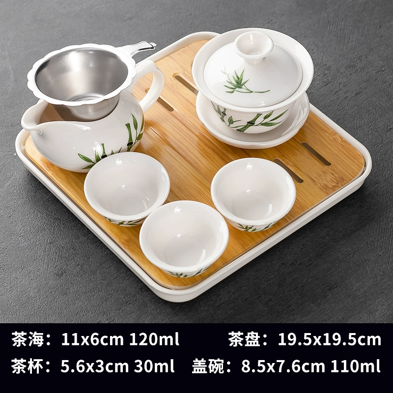 Tea set, ceramic tea cup, simple and elegant design