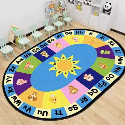 Kindergarten Floor Mats, Tutoring Classes, Classroom Mats, Reading Areas, Cool and Stain-Resistant Carpets, Cartoon Blankets Can Be Shipped on Behalf of Others
