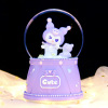 Space astronaut, crystal, music box, jewelry for elementary school students, hydrolate, water polo ball, with snowflakes, Birthday gift