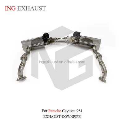 Exhaust pipe 981 upgraded GT4 cat-back