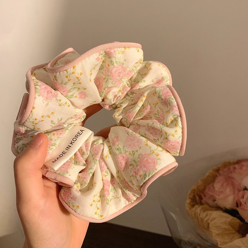 芭蕾风扎发大场发圈女甜清新甜美头绳发绳高级感头花皮筋发饰头饰|undefined