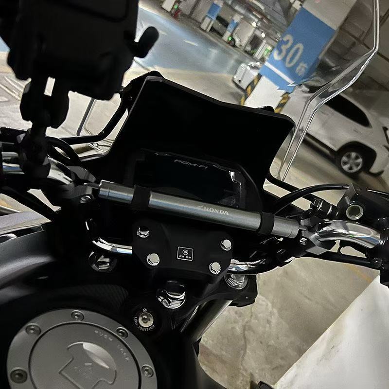 Suitable for Wuyang Honda Phantom 150 Cb190Ss Cb190X Extended Reinforced Balance Bar Mobile Phone Holder Accessories