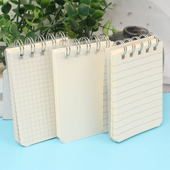 迷你上翻a7線圈本隨身便攜式口袋筆記本簡約橫線方格空白便簽本